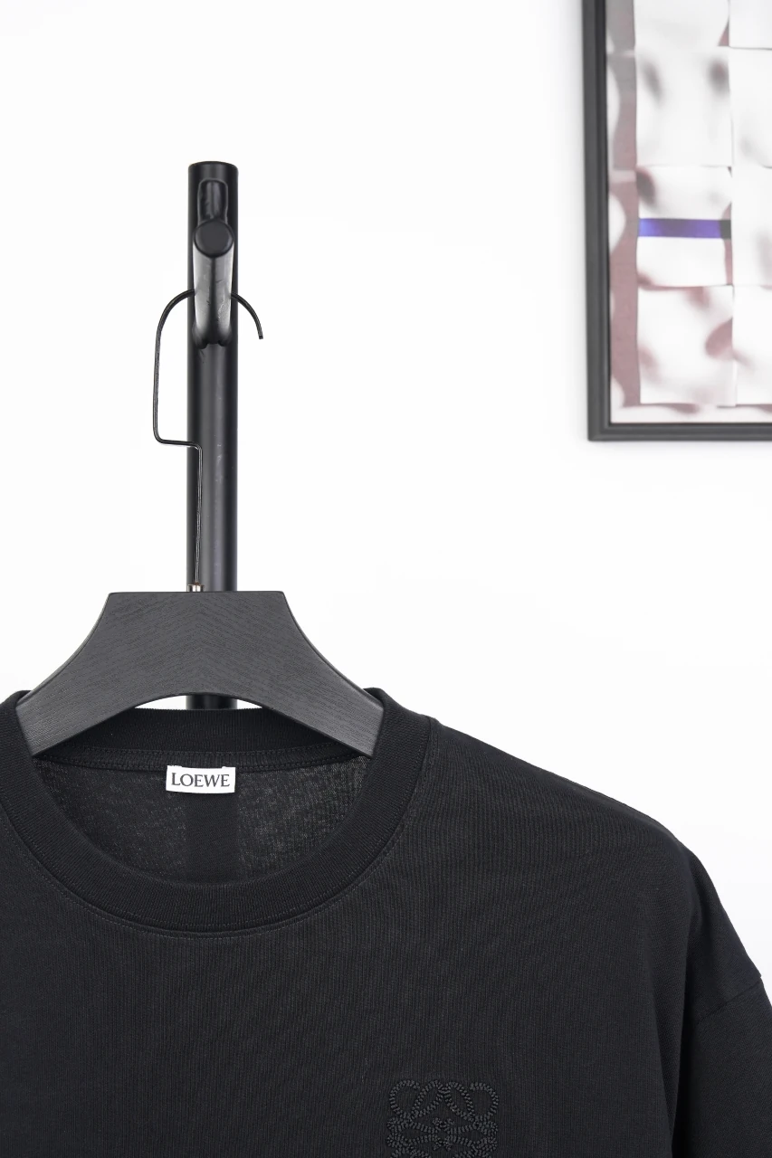 LOEWE Black Pocket T-Shirt with Tonal Anagram product photo from LabelPicks