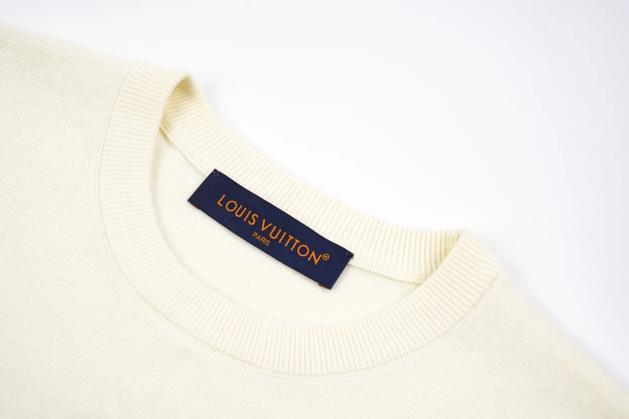 Louis Vuitton Off White Duck Jacquard T-Shirt product photo from LabelPicks