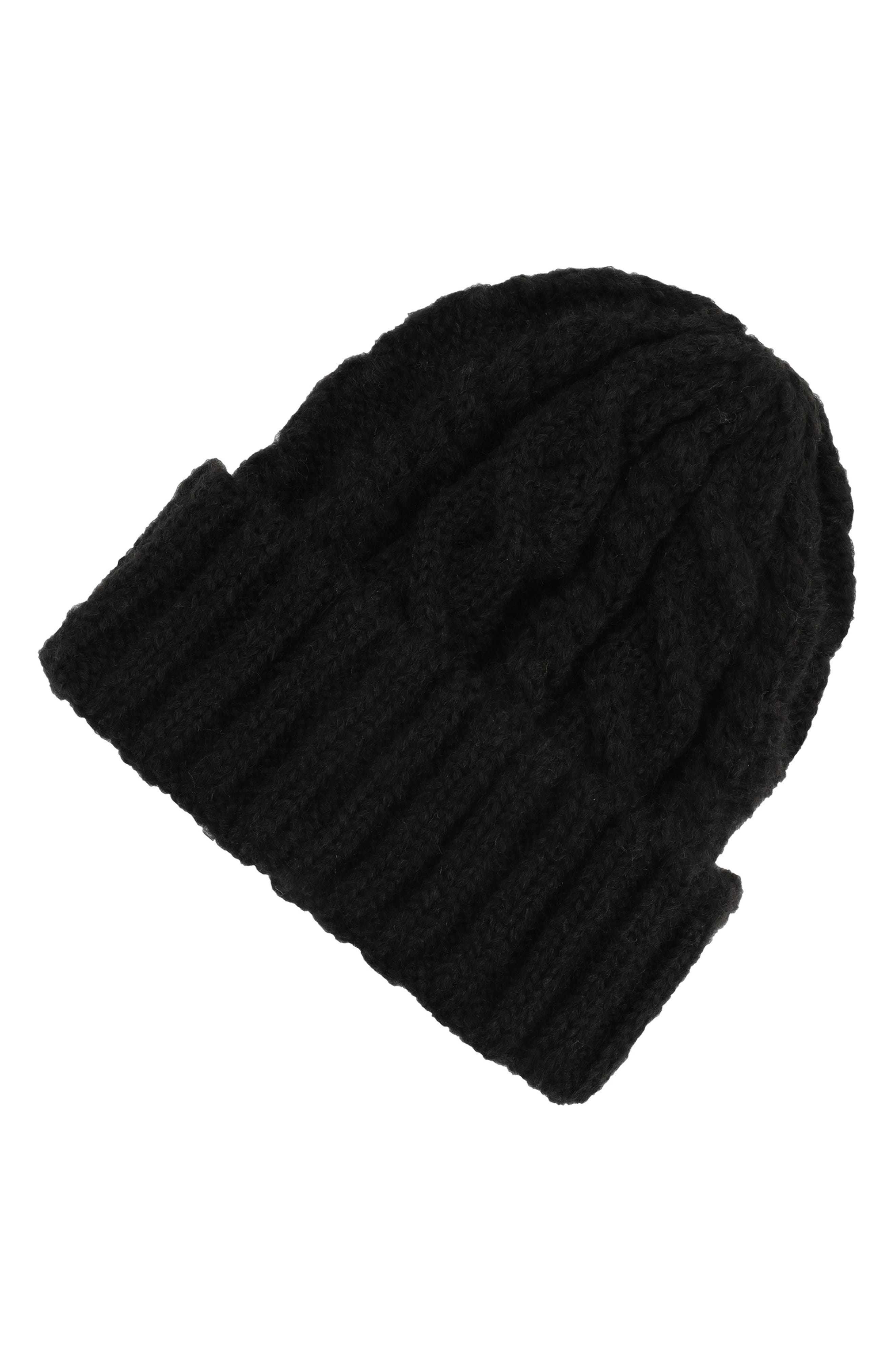 New Balance Tag Cable Knit Beanie