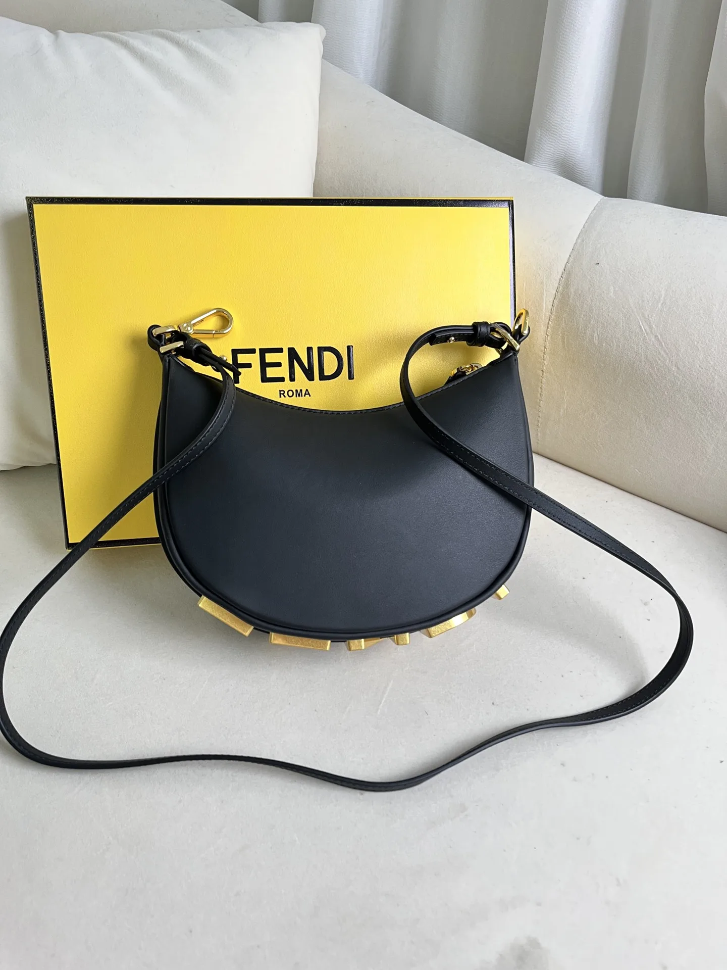 Fendi Black Hobo Bag product photo from LabelPicks