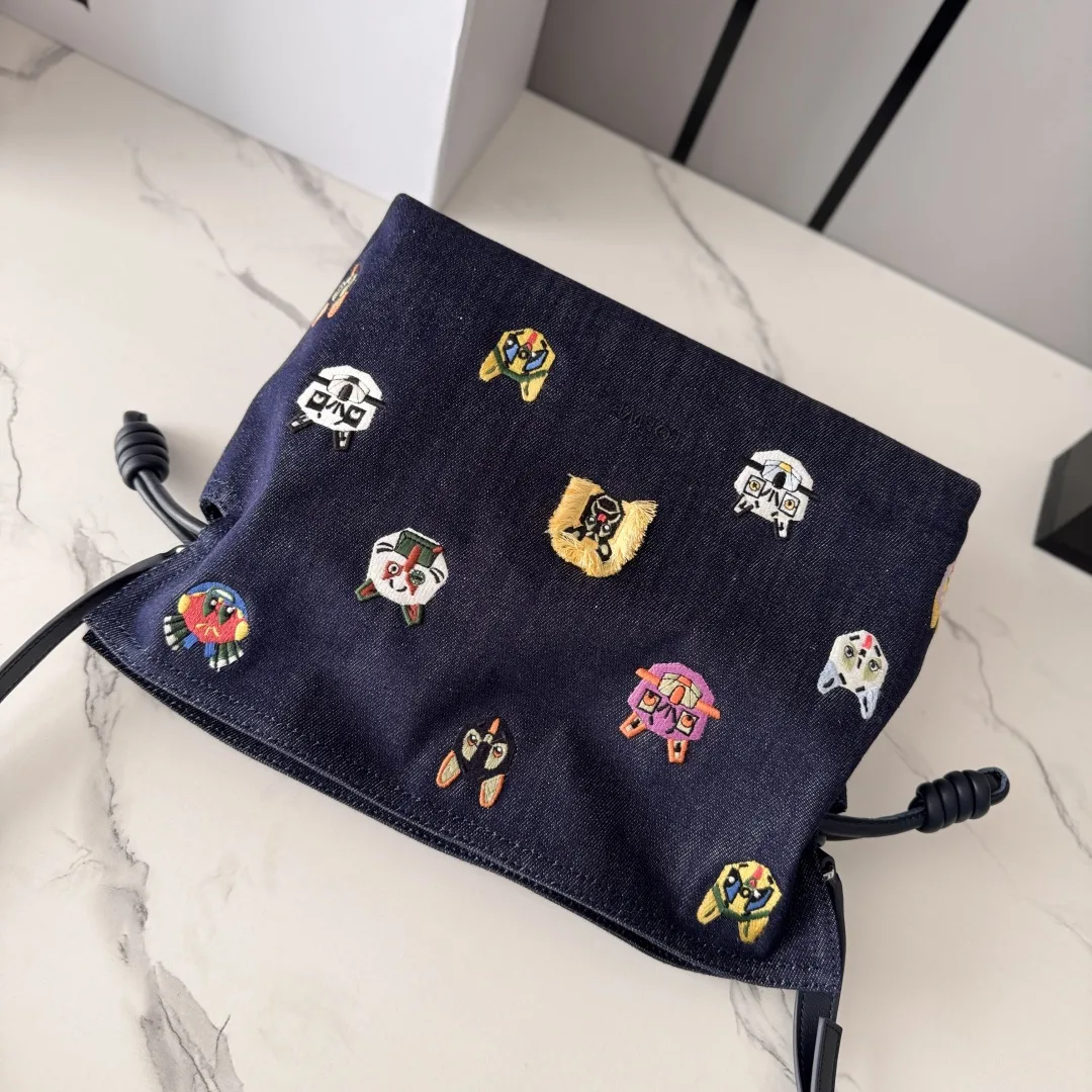 Loewe Suede Leather Flamenco Bucket Bag product photo from LabelPicks
