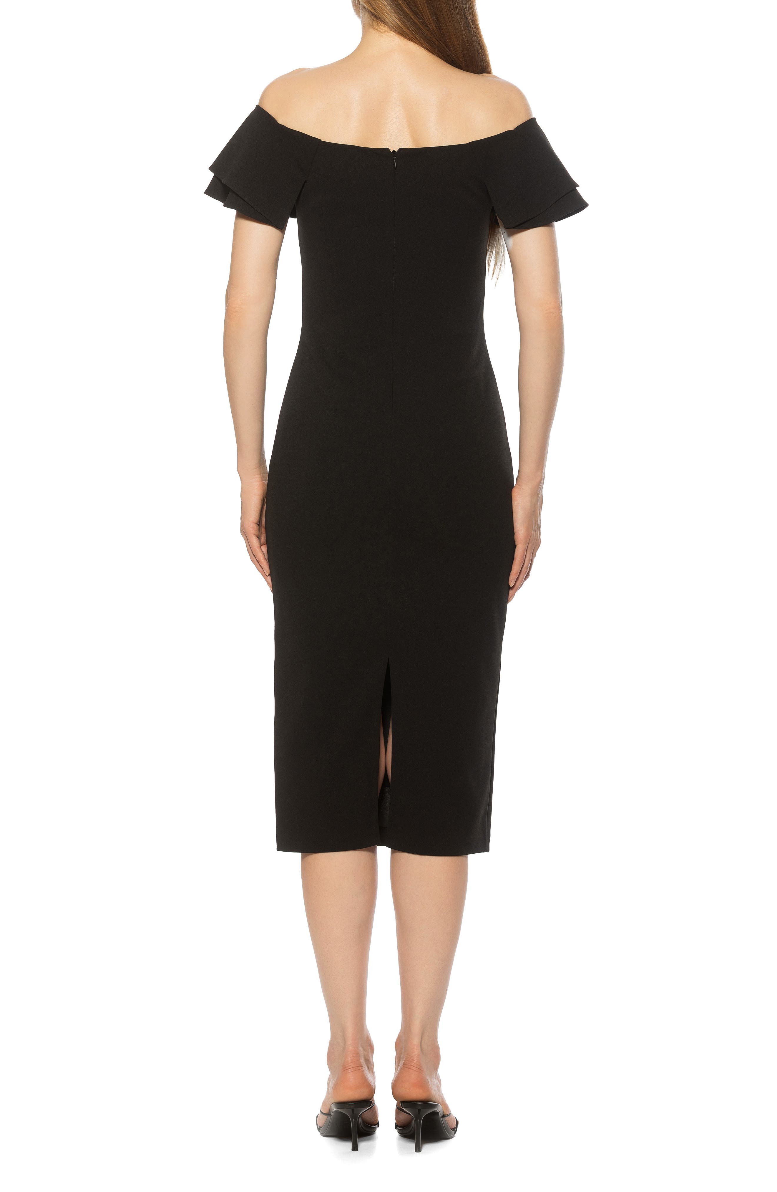 Alexia Admor Winston Off the Shoulder Body-Con Midi Dress
