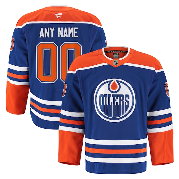 Edmonton Oilers  Home Authentic Pro Custom Jersey - Royal/Light Beige