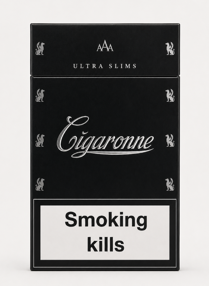 Cigaronne Ultra Slims Black