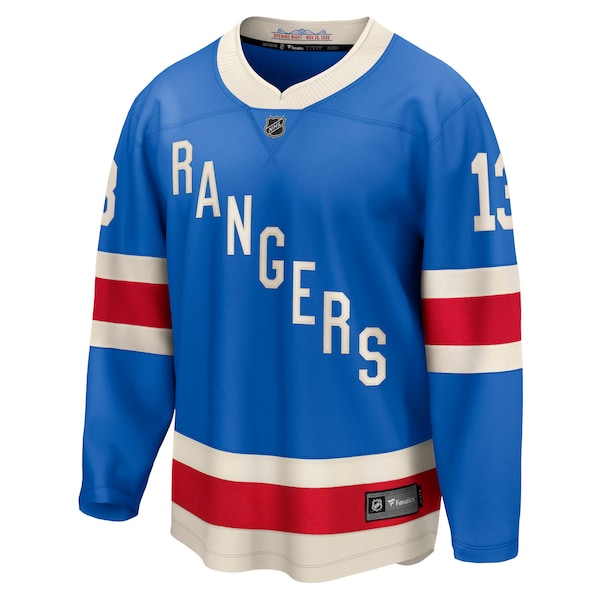 Alexis Lafreniere New York Rangers  Centennial Breakaway Jersey - Blue