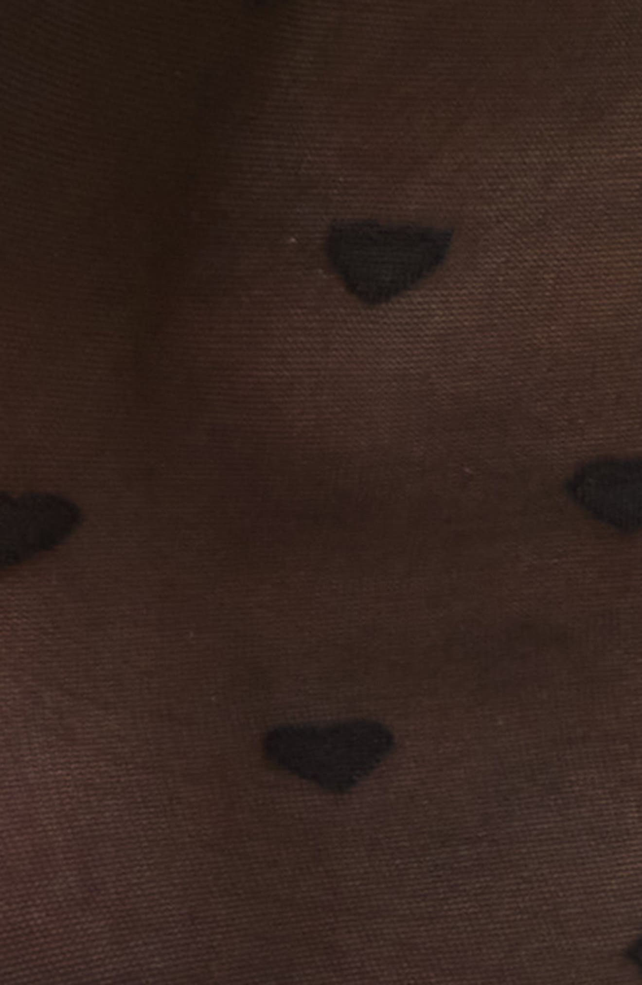 Nordstrom Heart Sheer Ankle Socks