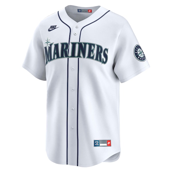 Men's Seattle Mariners Edgar Martinez Nike White Throwback Cooperstown Collection Limited Jersey