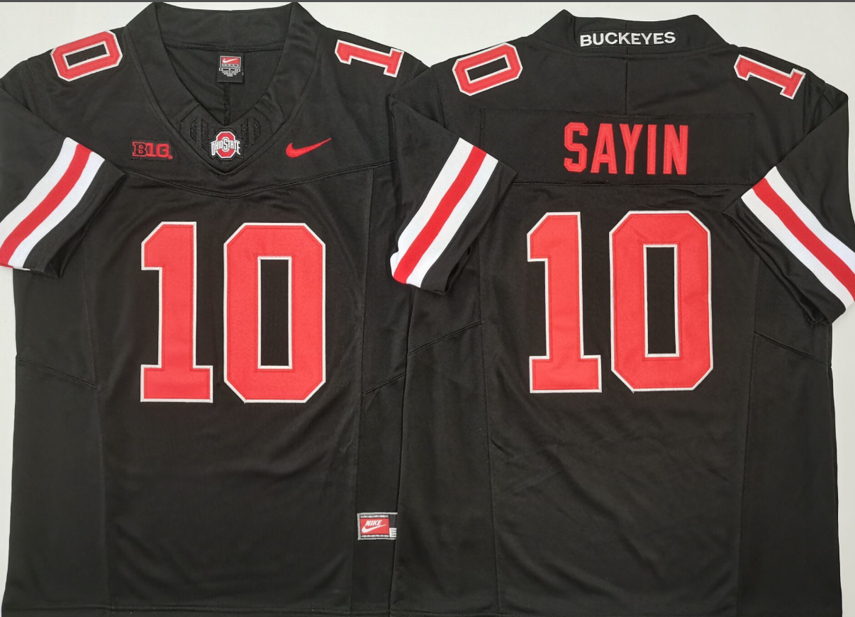 Julian Sayin NCAA Ohio State Buckeyes Nike Vapor Limited Jersey