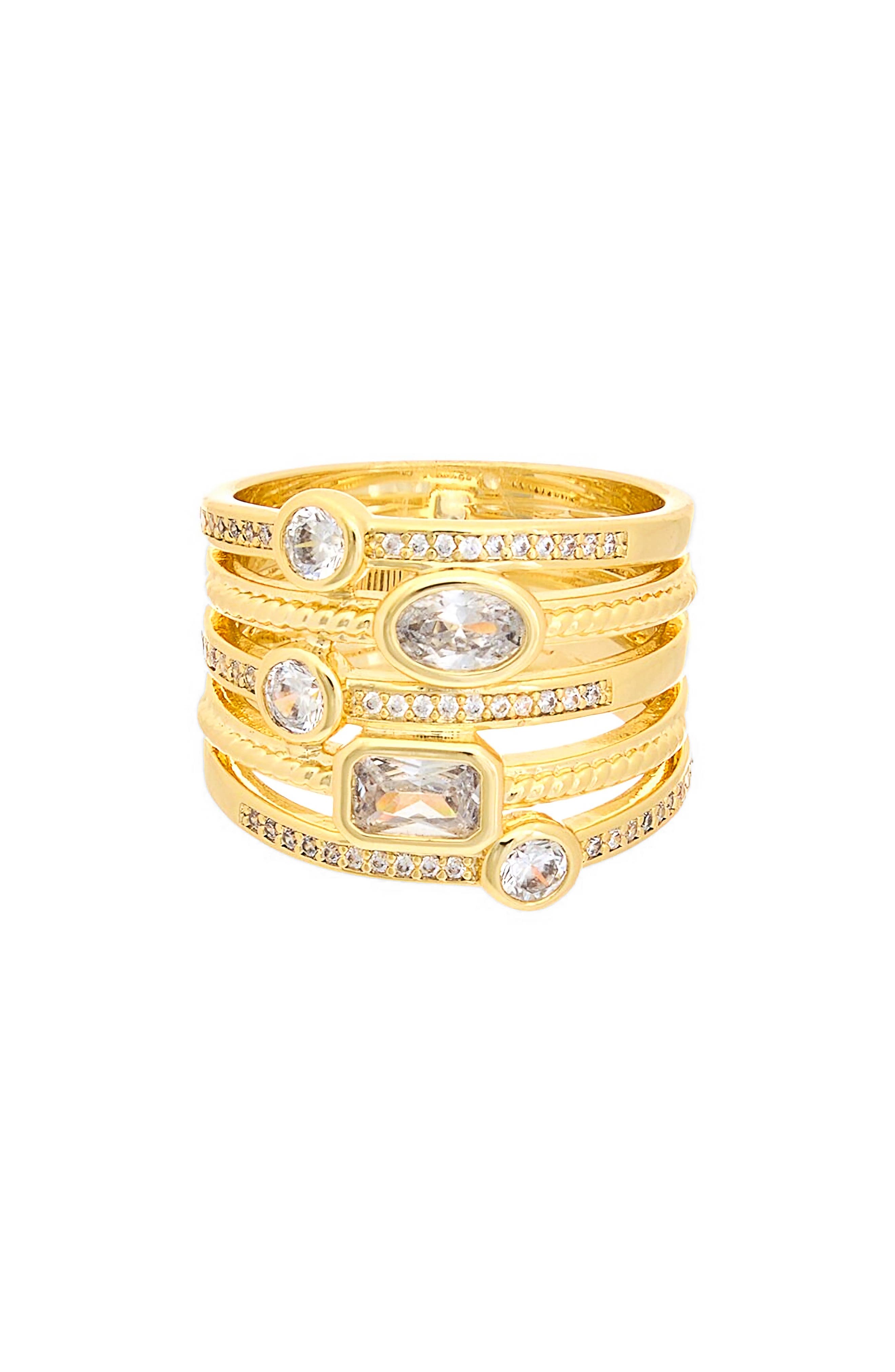 Juvell Layered CZ Ring
