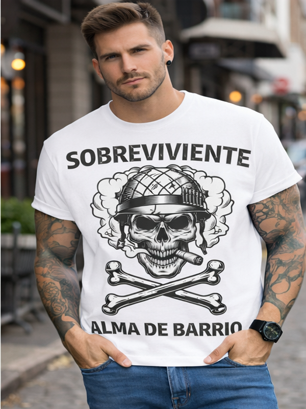 Remera “Sobreviviente” – Calle y Calavera