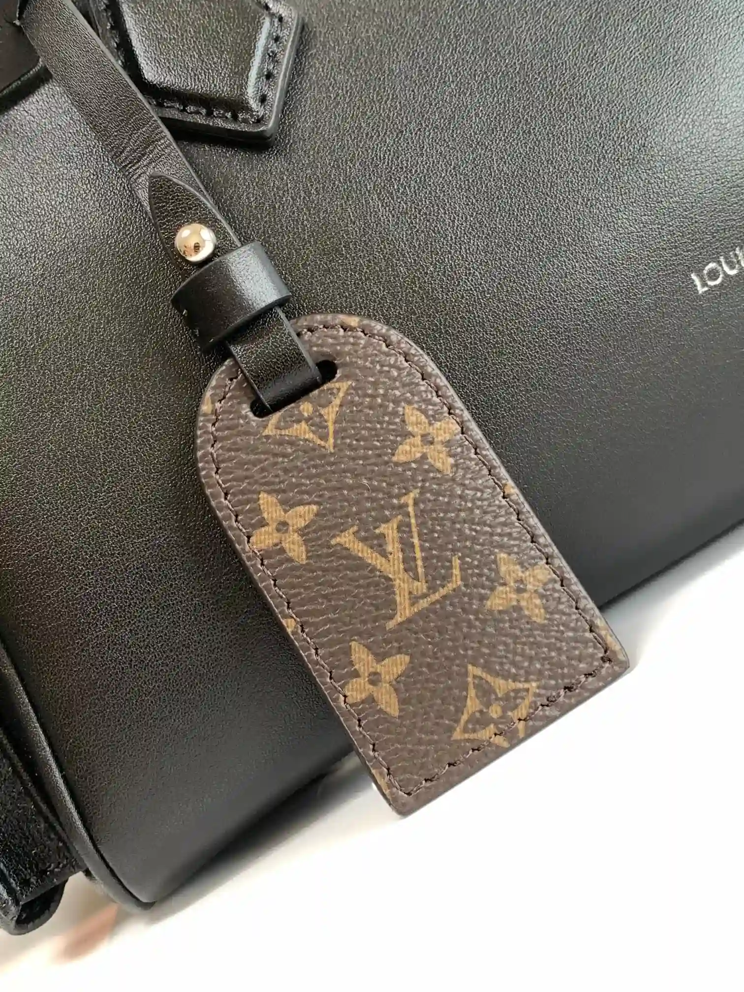 Louis Vuitton Speedy Black Lambskin Top Handle Bag product photo from LabelPicks