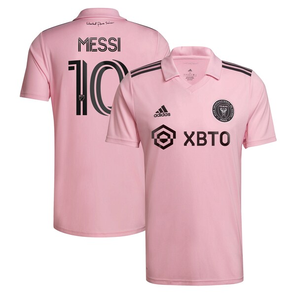Lionel Messi Inter Miami CF adidas 2024 The Heart Beat Kit Replica Jersey - Pink/Black
