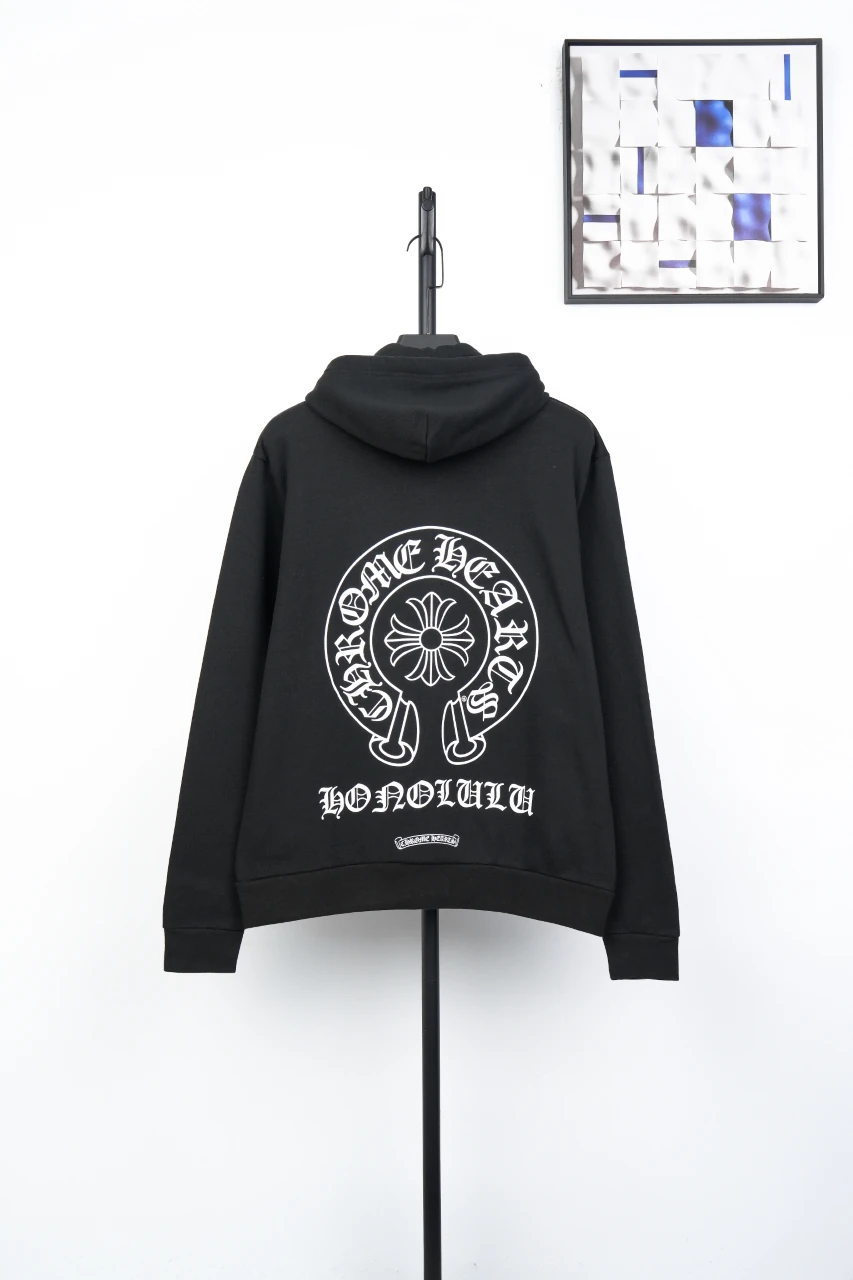 Chrome Hearts Black Sanskrit Graphic Hooded Jacket product photo from LabelPicks