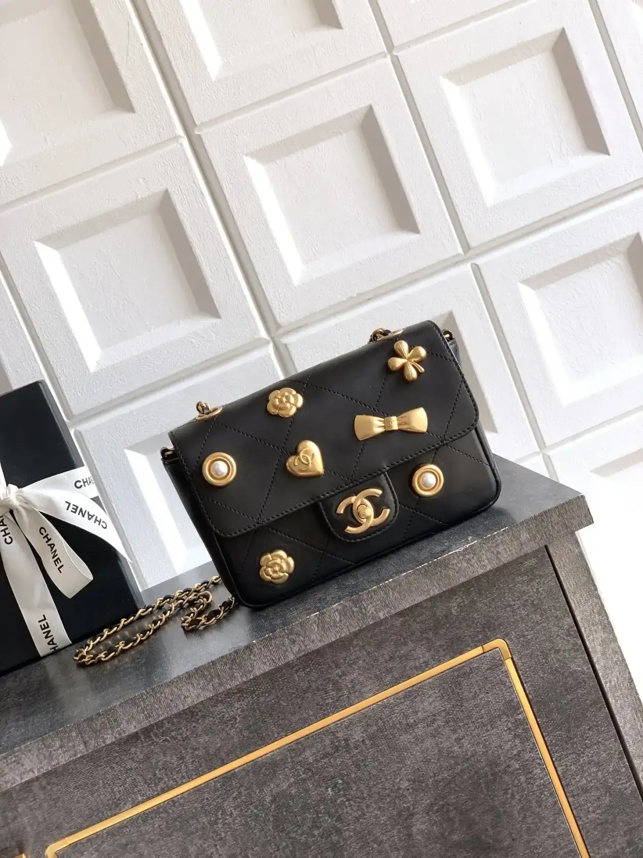 Chanel Classic Flap Black Quilted Leather Crossbody Bag product photo from LabelPicks
