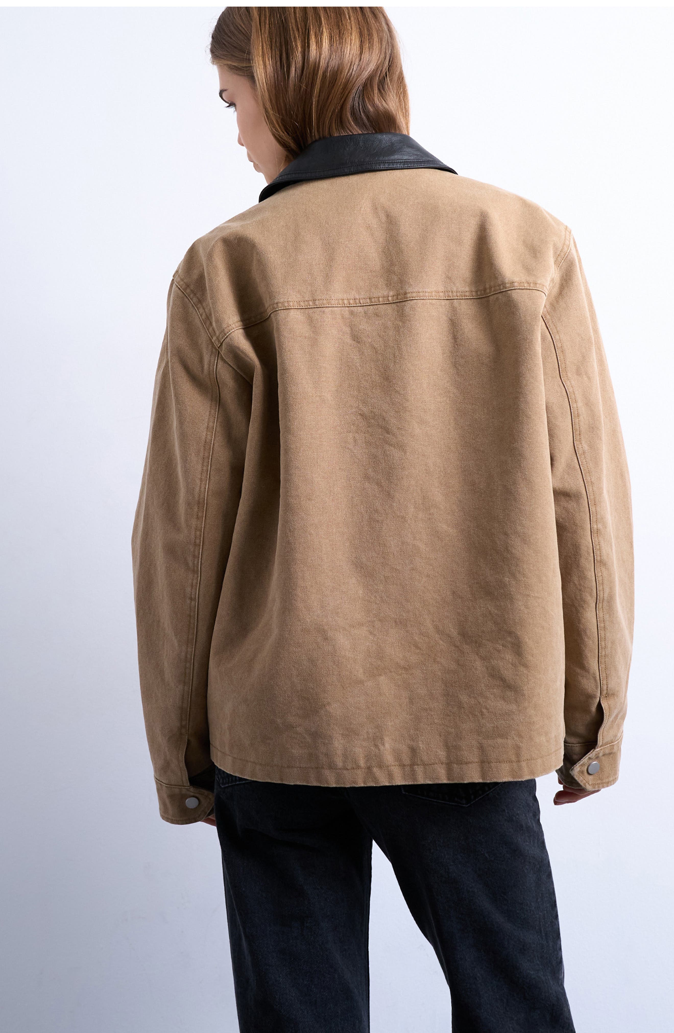 Topshop Zip Through Barn Jacket