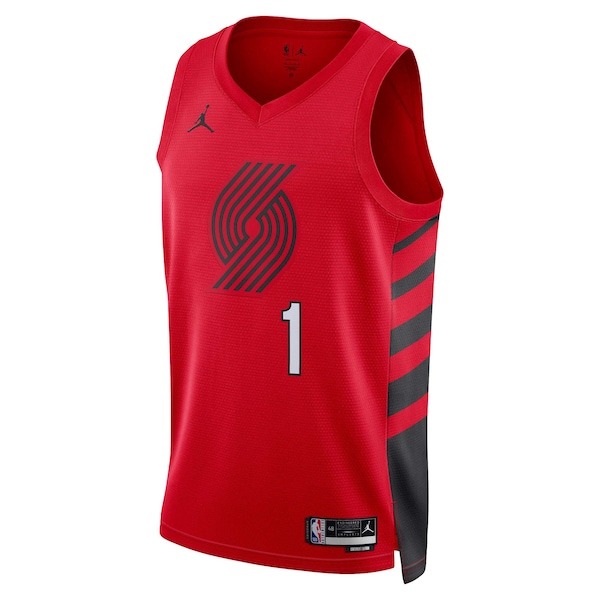 Anfernee Simons Portland Trail Blazers Jordan Brand Unisex Swingman Jersey - Statement Edition - Red