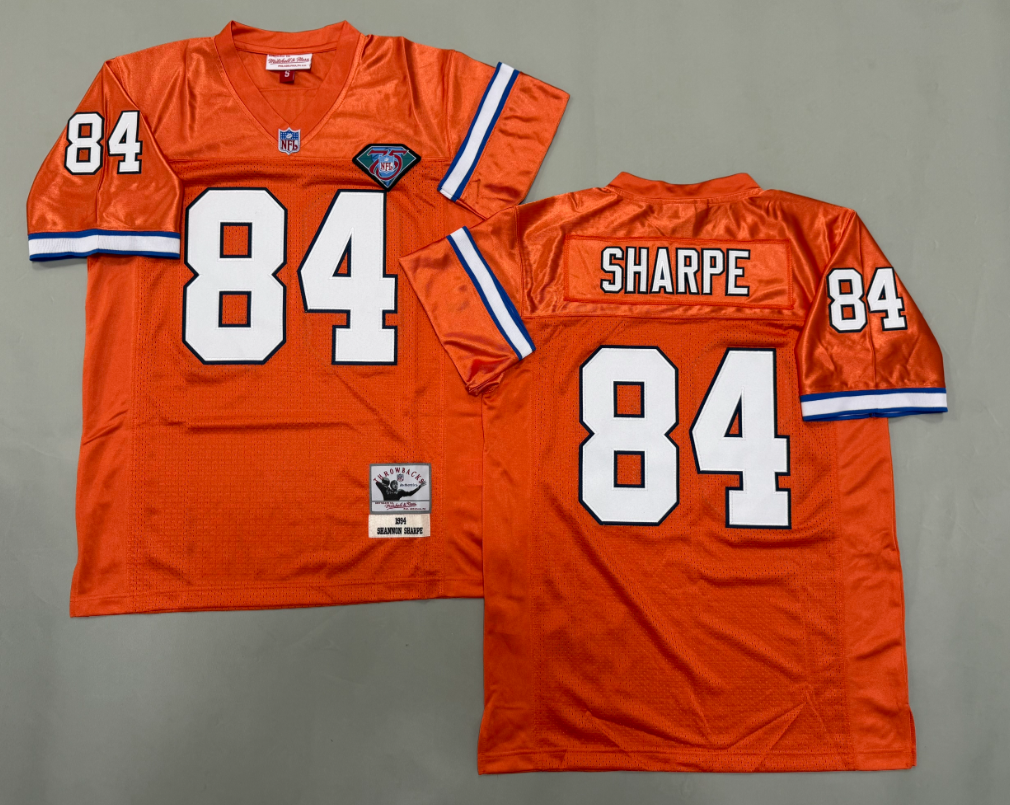 Shannon Sharpe Denver Broncos Authentic Throwback Retired Player Jersey