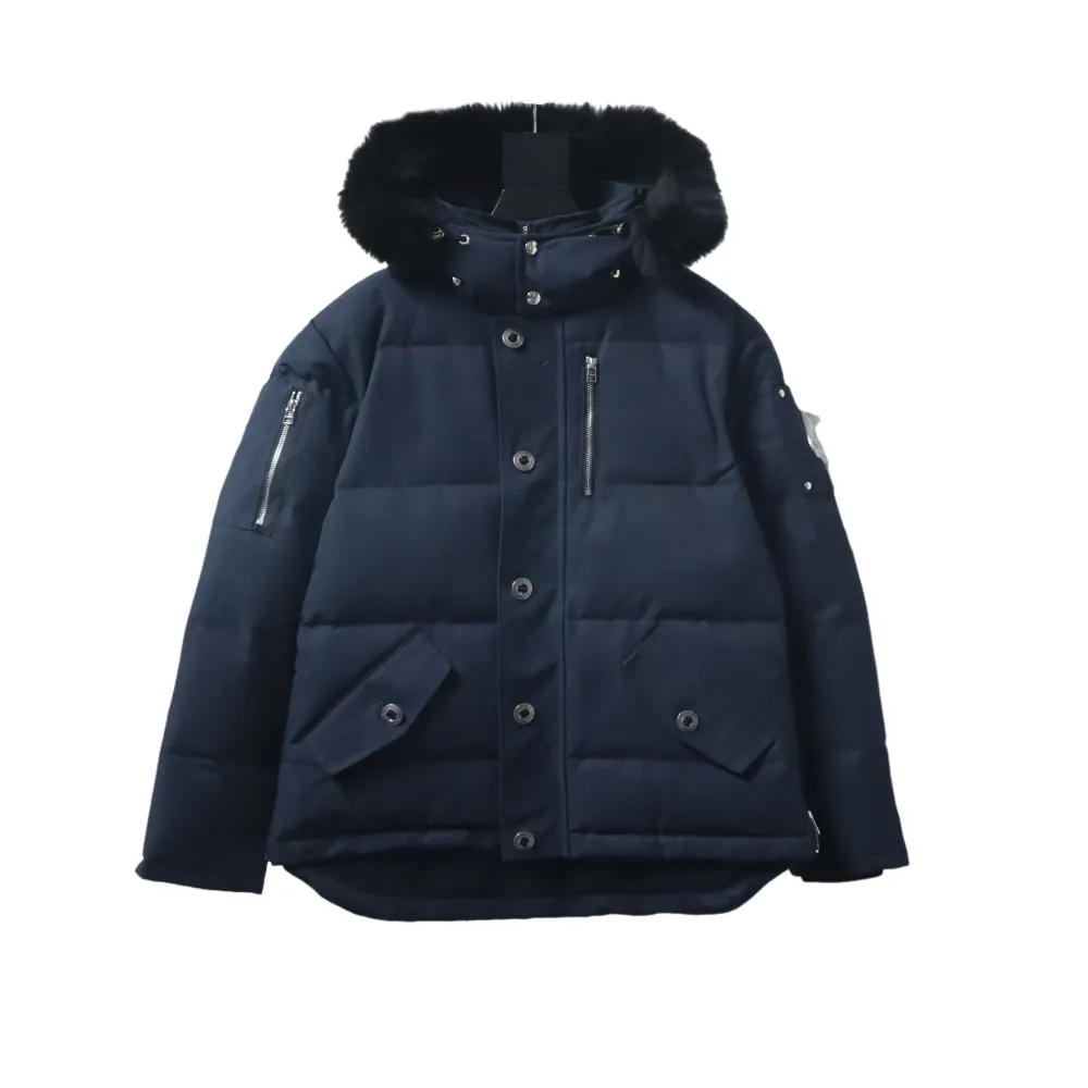 Moose knuckles Men’s down jacket Dark blue
