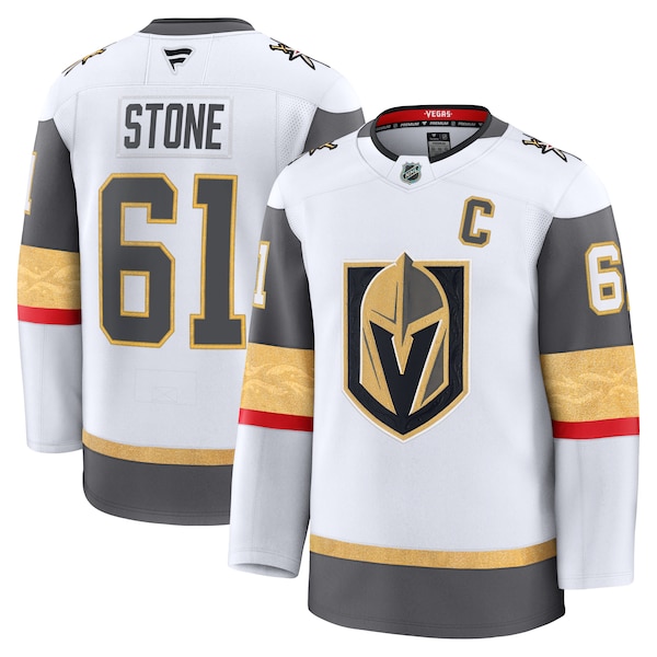 Mark Stone Vegas Golden Knights  Away Premium Jersey - White/Gold/Gray