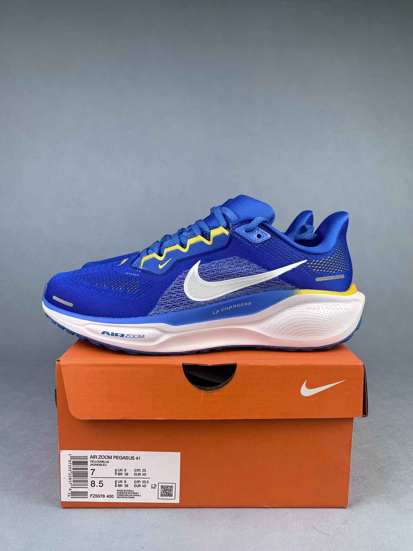Nike Pegasus 41 NFL Los Angeles Chargers Shoes