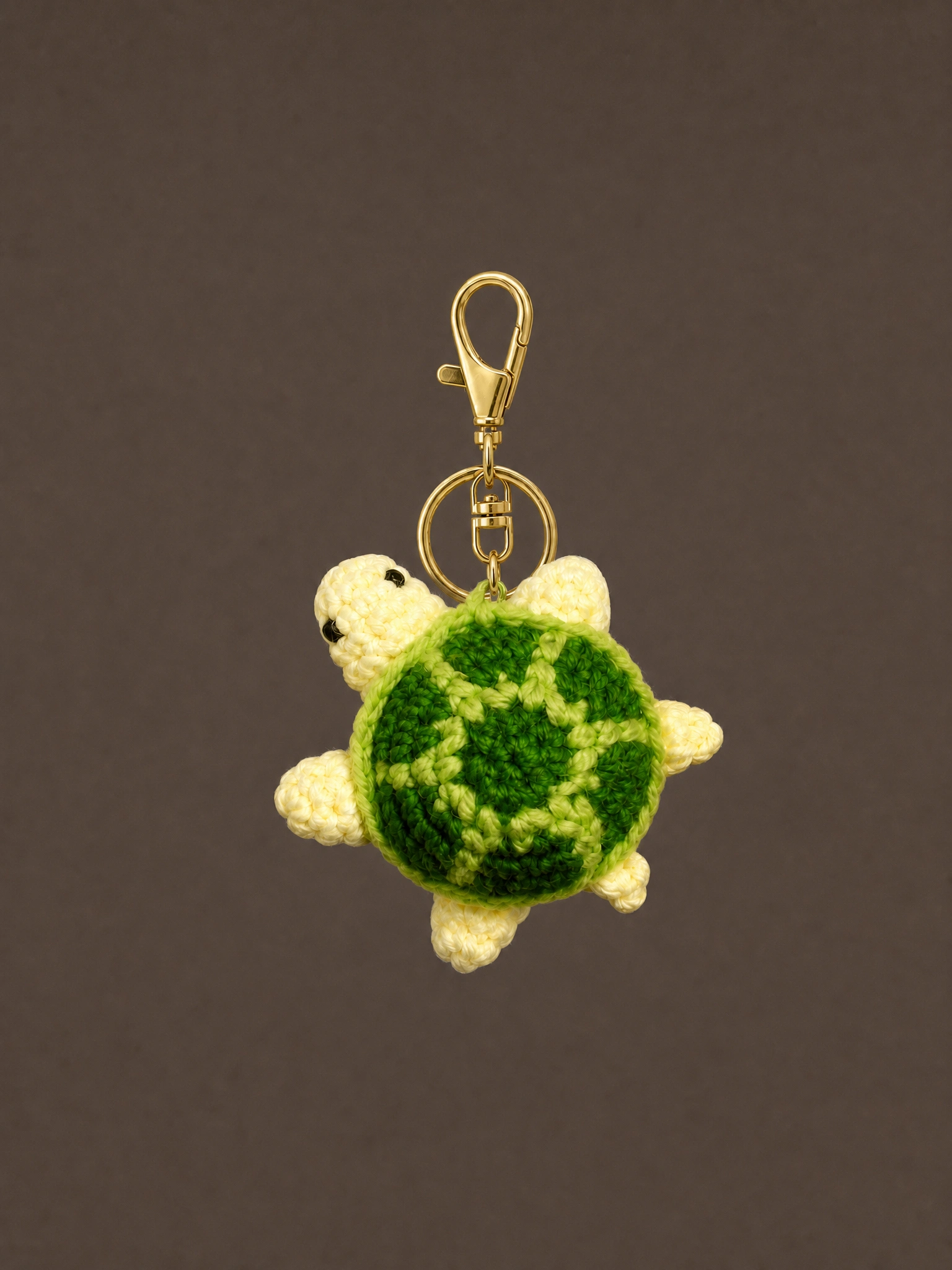 Crochet Turtle Keychain