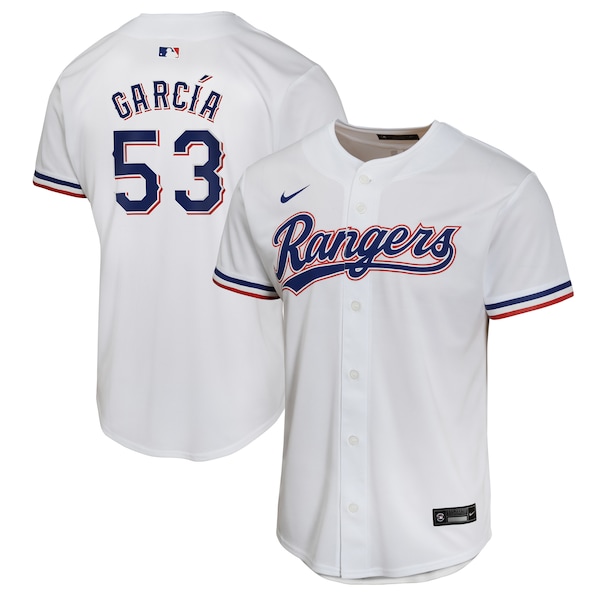 Adolis Garcia Texas Rangers Nike Youth Home Game Player Jersey - White