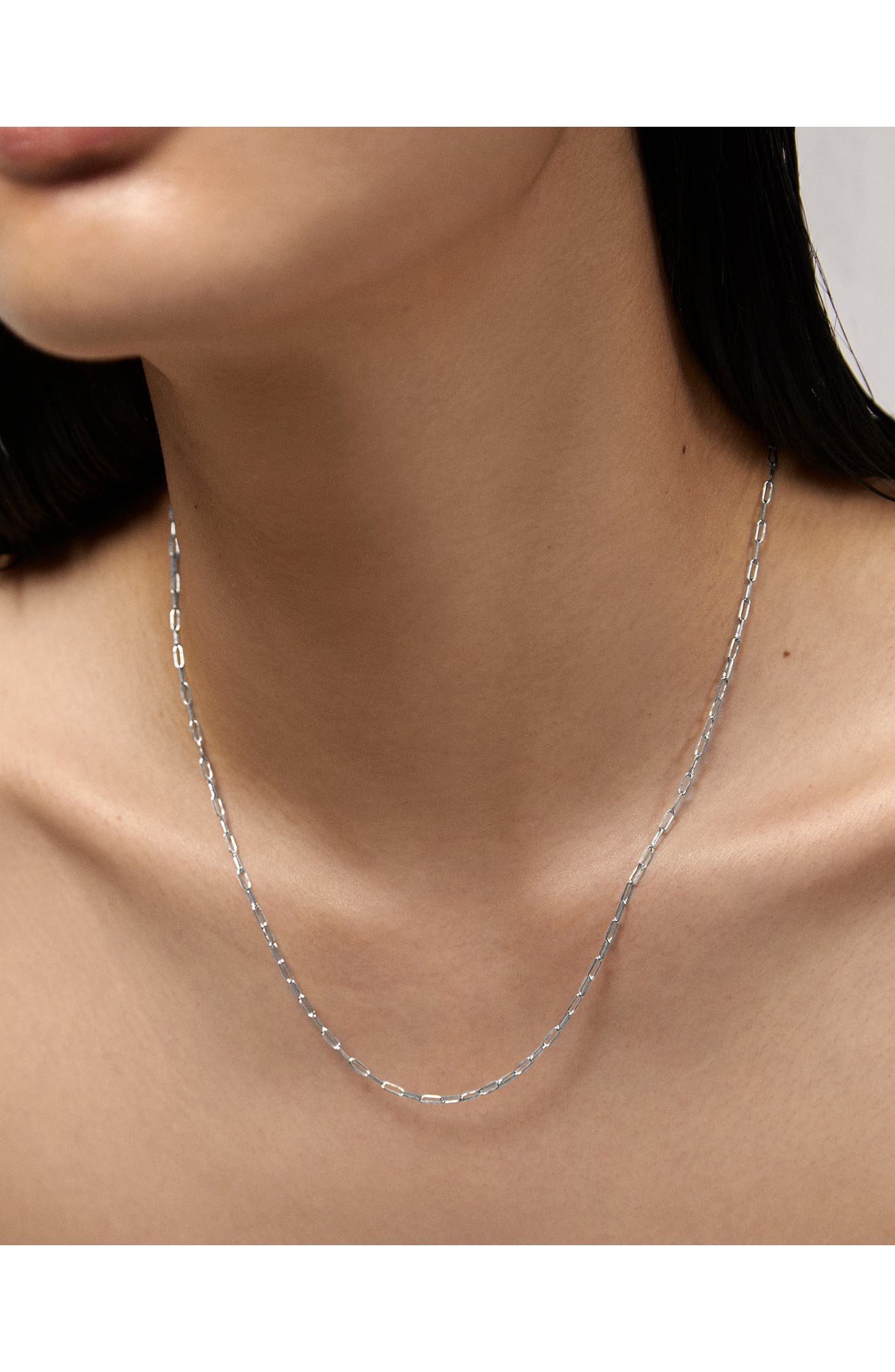 Monica Vinader Paper Clip Chain Necklace