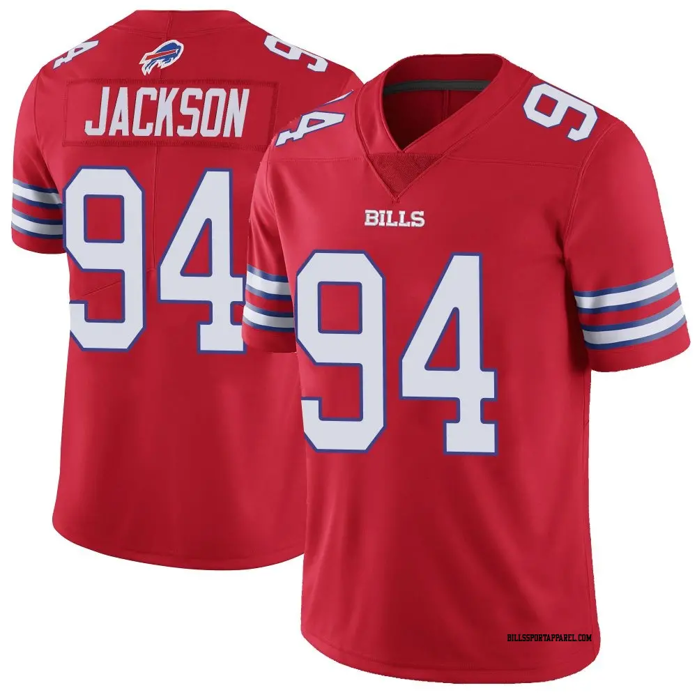 Landon Jackson Buffalo Bills Nike Team Game Jersey -  Red