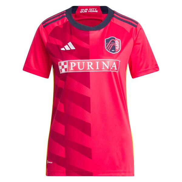 St. Louis City SC adidas Women's 2024 CITY Kit Replica Jersey - Red