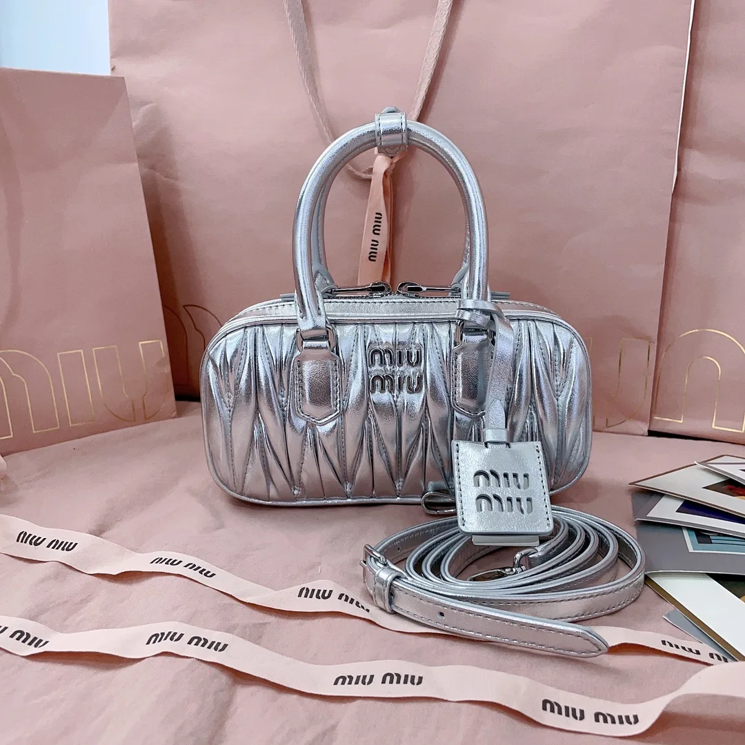 Miu Miu Arcadie Satin Top Handle Bag product photo from LabelPicks