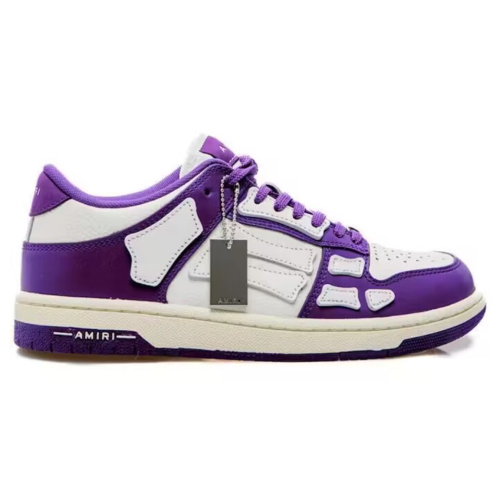 AMIRI Skel Top Low Purple White