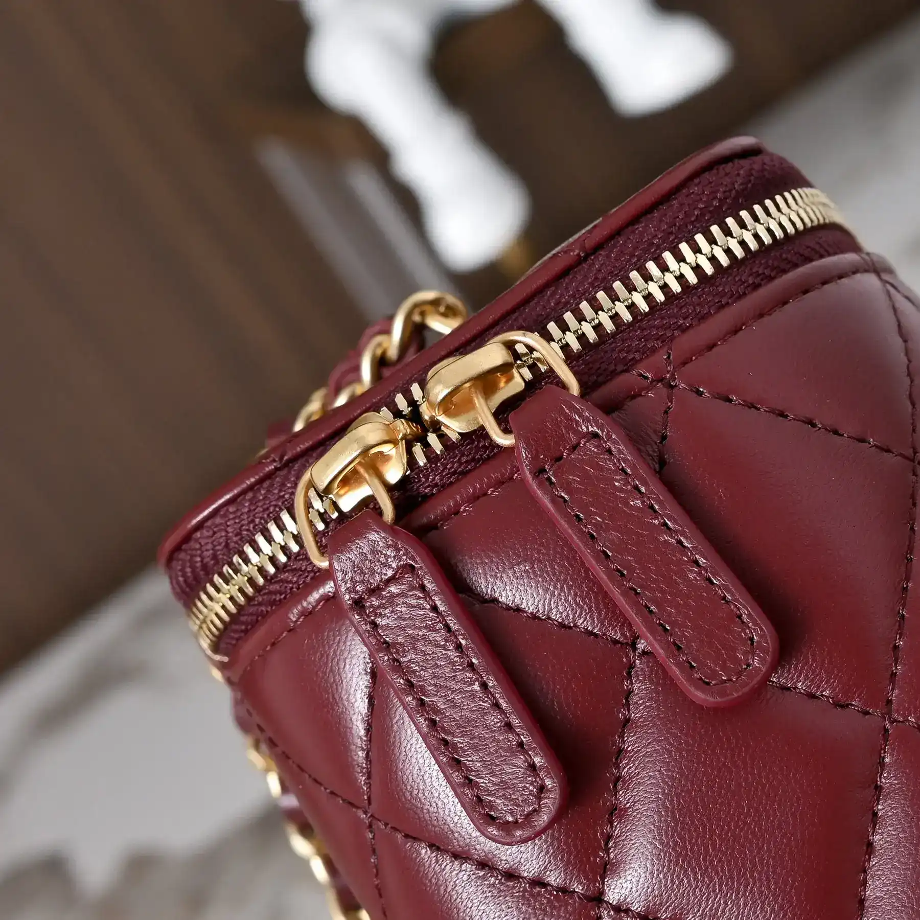 Chanel Burgundy Top Handle Bag product photo from LabelPicks