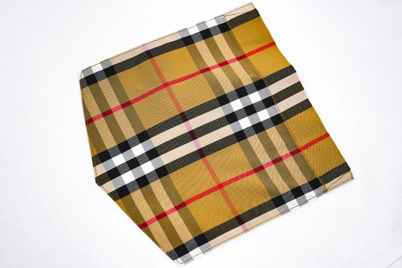 Burberry White Check Pocket Crewneck T-Shirt product photo from LabelPicks