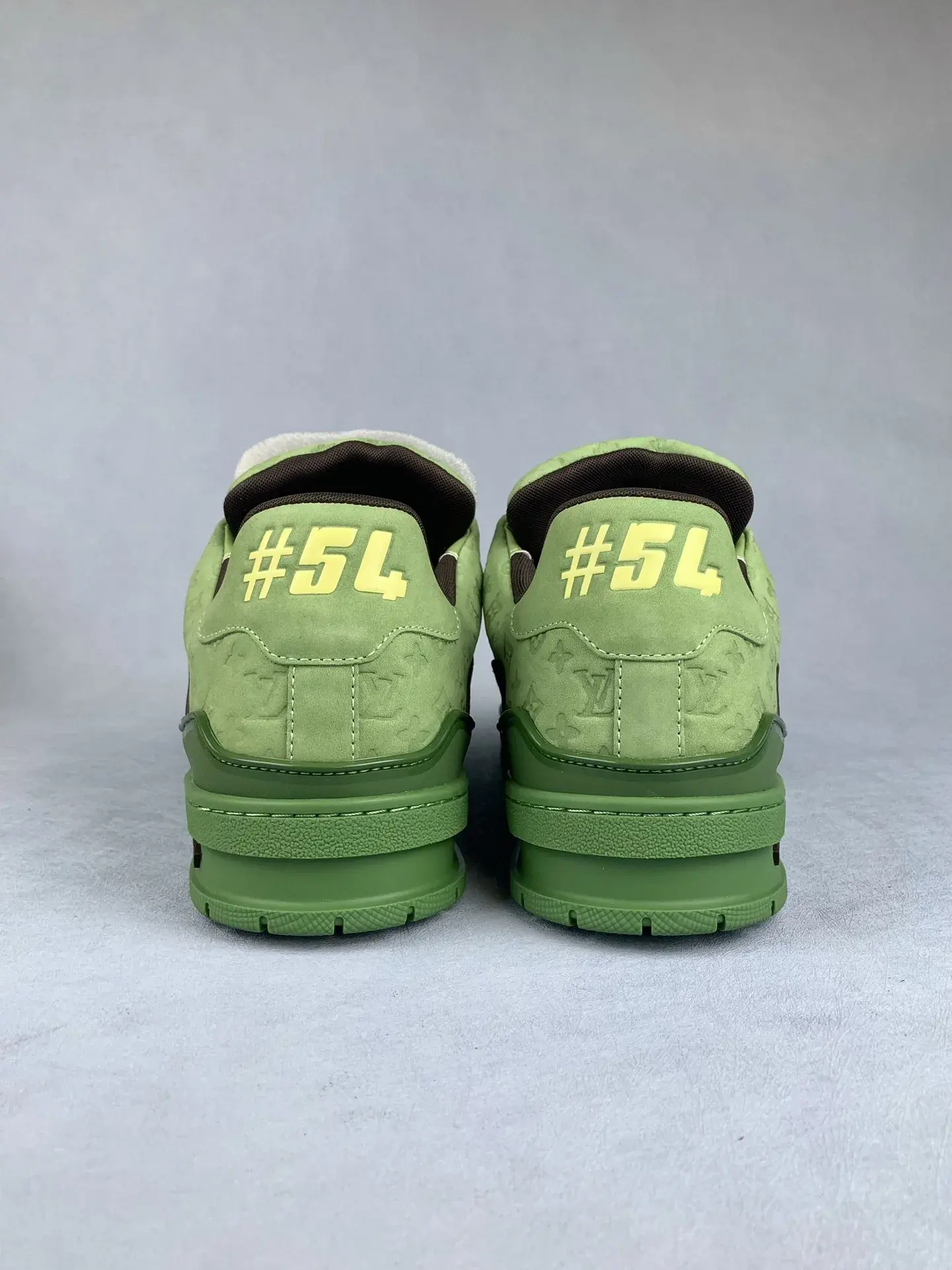 Louis Vuitton LV Trainer Low Sneaker - Cactus Green and Pink product photo from LabelPicks