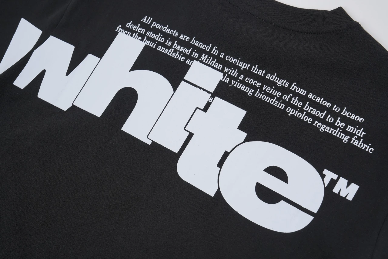 Off-White Black Bold Letter Logo T-Shirt product photo from LabelPicks
