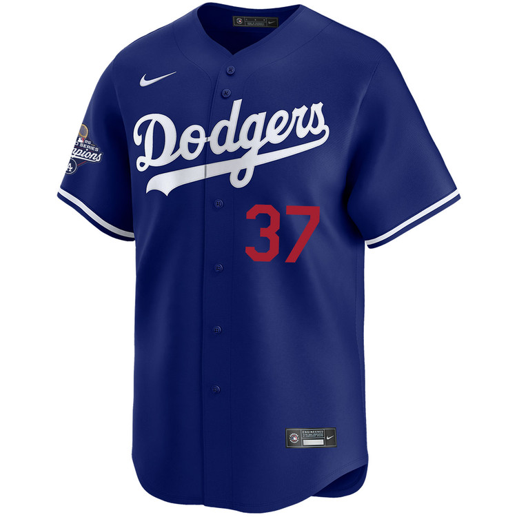 Teoscar Hernández Los Angeles Dodgers Nike 2025 World Series Champions Home Replica Jersey - Royal