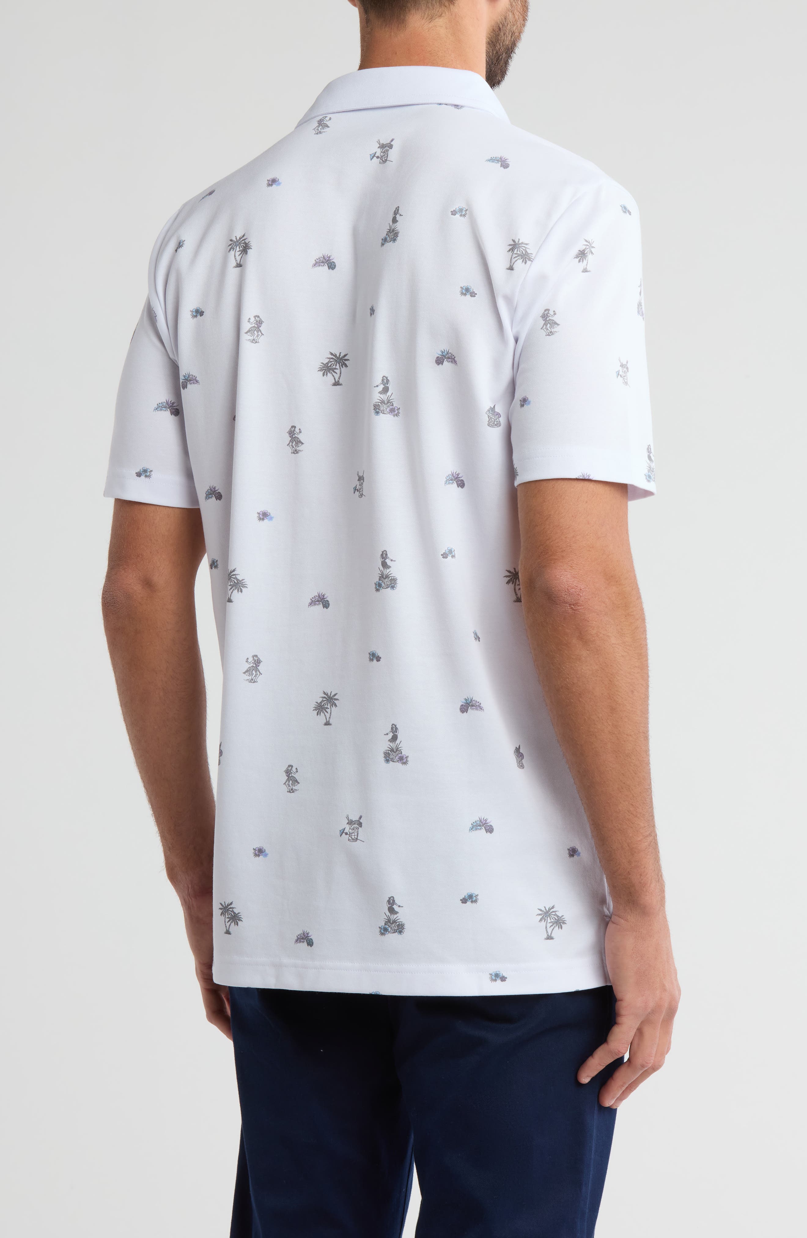 TravisMathew Around the Island Cotton Blend Polo