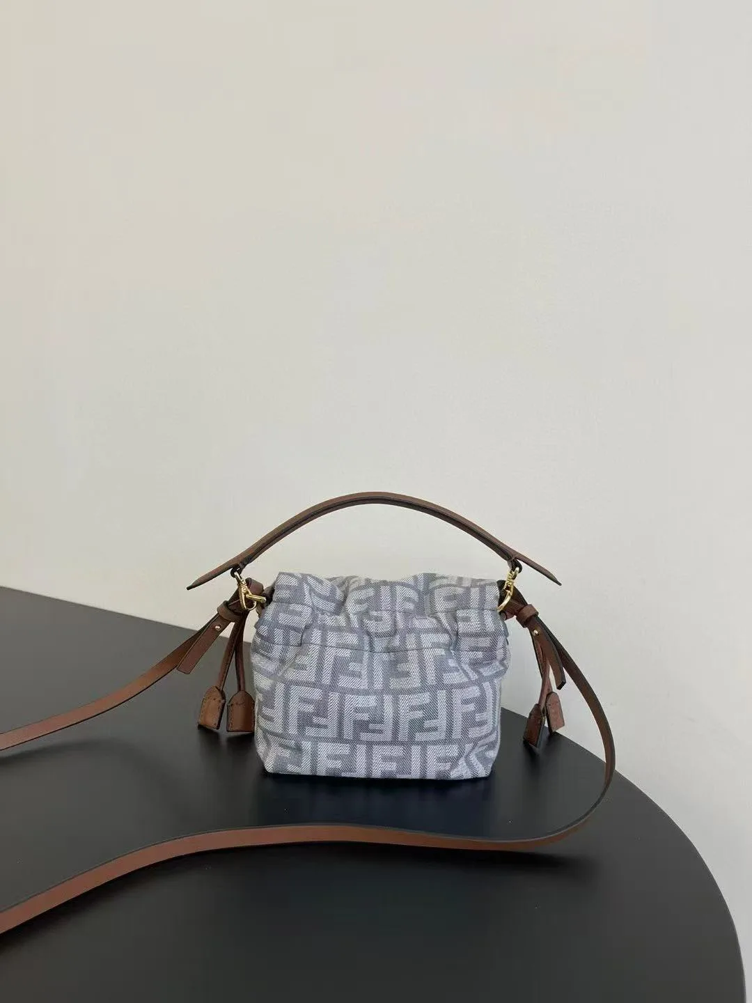 Fendi Brown Baguette Calfskin Bucket Bag product photo from LabelPicks