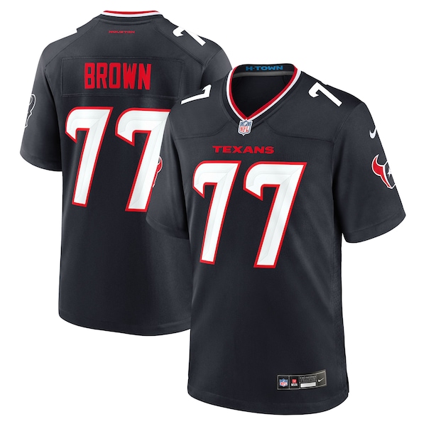 Trenton Brown Houston Texans Nike Team Game Jersey -  Navy