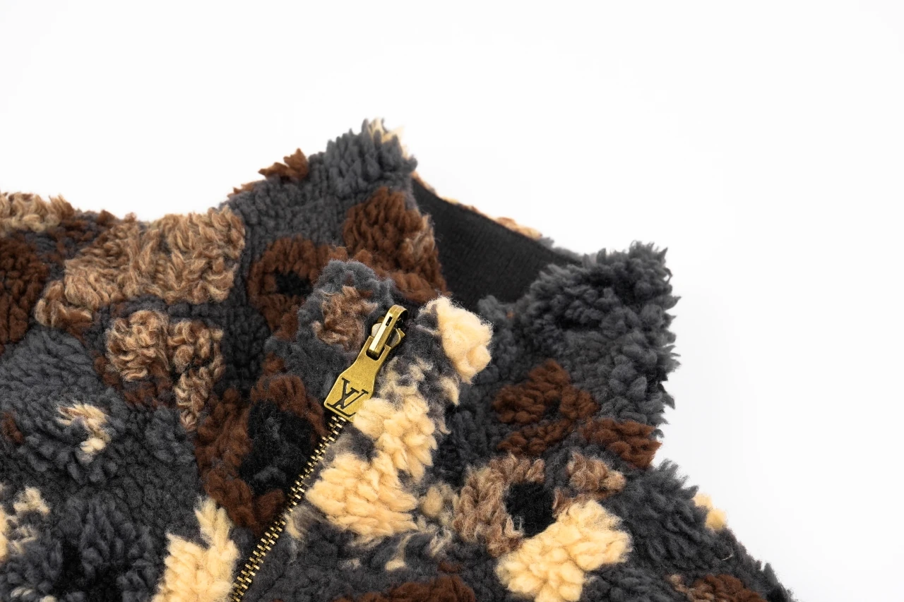 Louis Vuitton Dark Monogram Teddy Reversible Jacket product photo from LabelPicks
