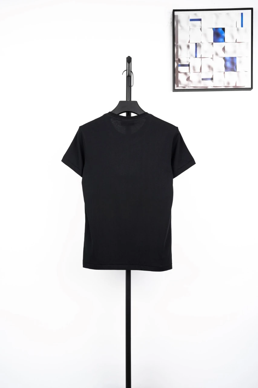 Burberry Black Small Equestrian Knight Embroidered T-Shirt product photo from LabelPicks