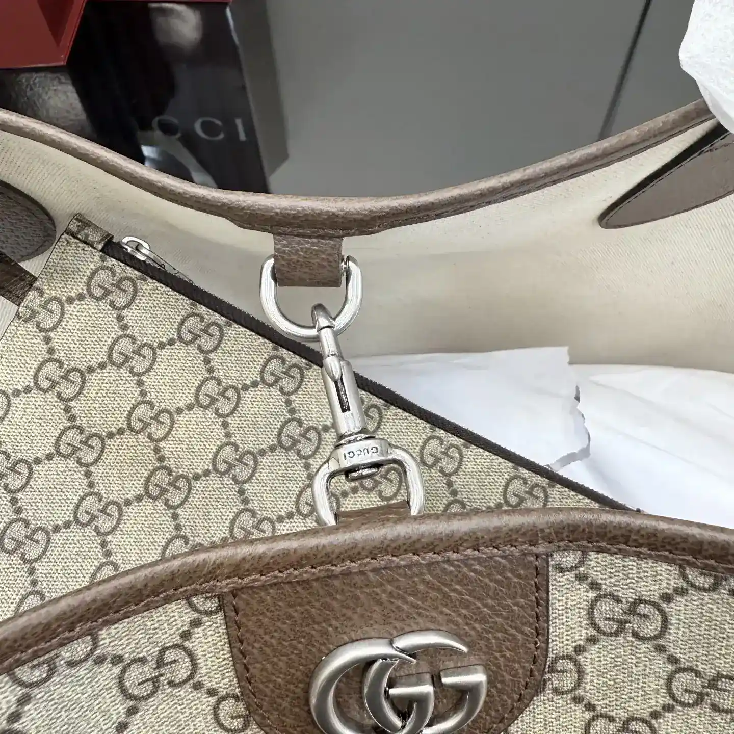 Gucci Brown Monogram Canvas Tote Bag product photo from LabelPicks