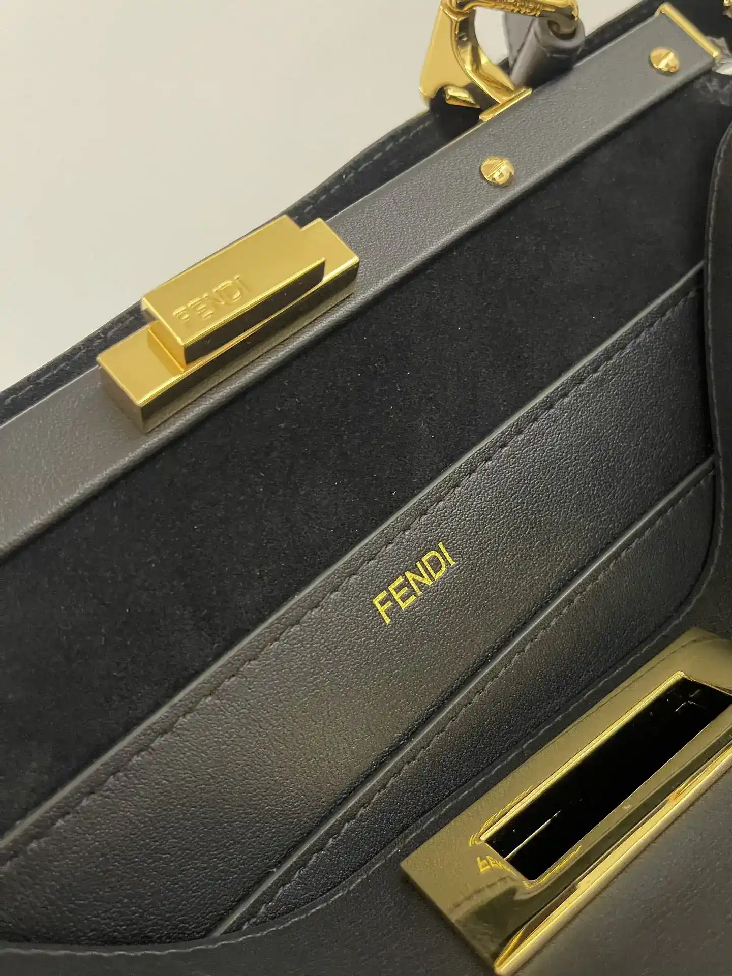 Fendi Calfskin Peekaboo Top Handle Bag product photo from LabelPicks