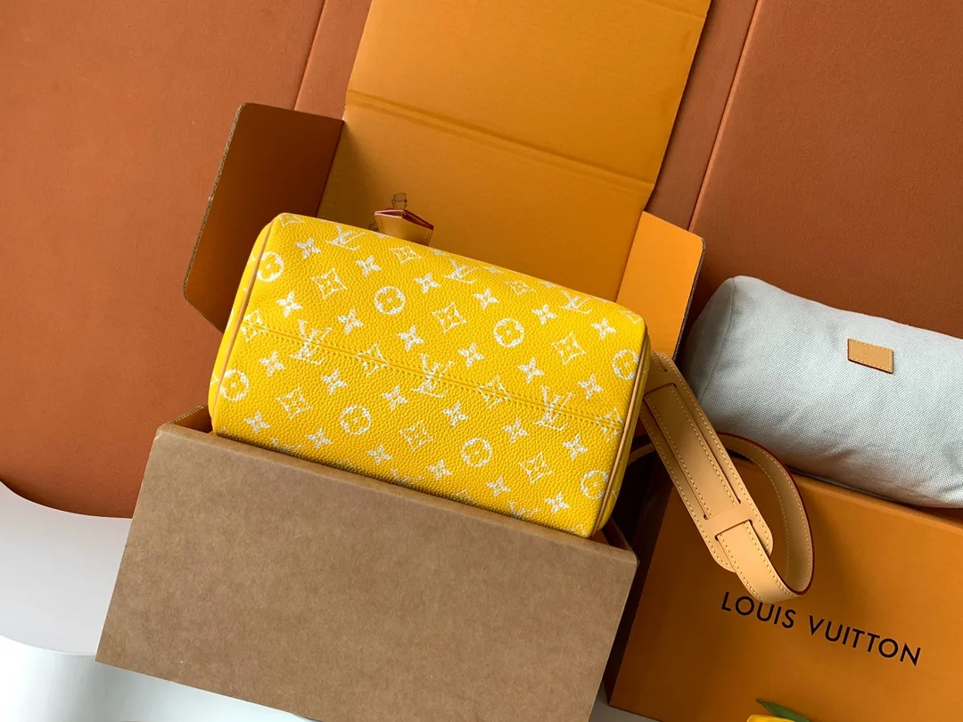 Louis Vuitton Yellow Calfskin Top Handle Bag product photo from LabelPicks