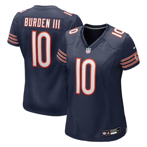 Luther Burden III Chicago Bears Nike Women's Team Game Jersey -  Navy