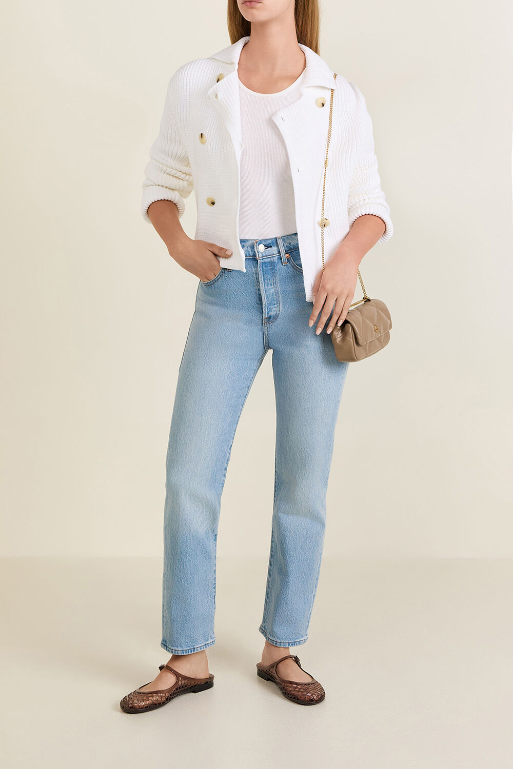 TORY BURCH נעלי סליידס מרי ג'יין