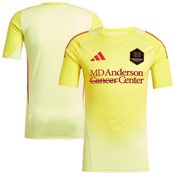 Houston Dynamo FC adidas 2025 Goalkeeper Jersey - Yellow