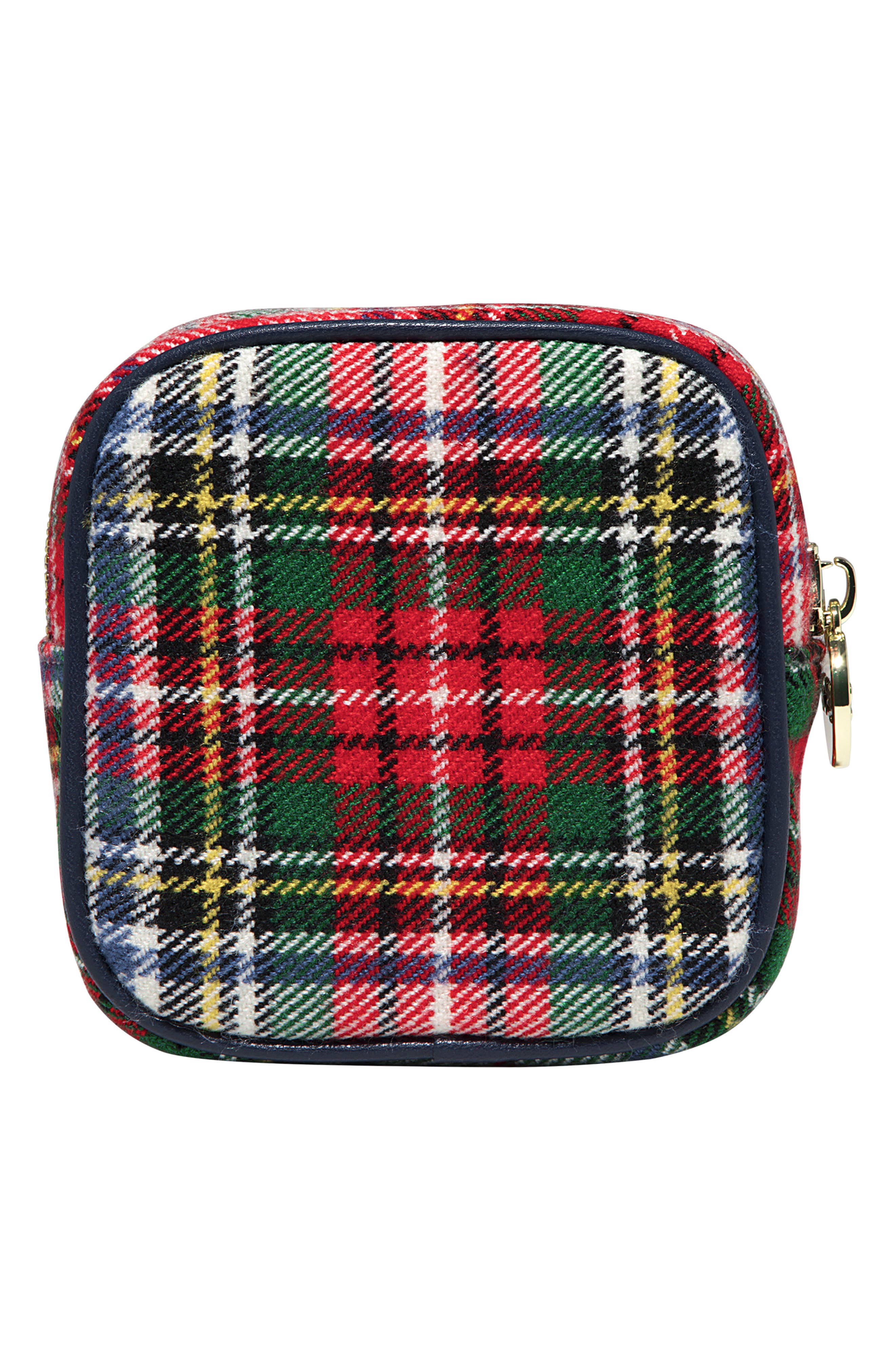 Stoney Clover Lane Mini Plaid Pouch