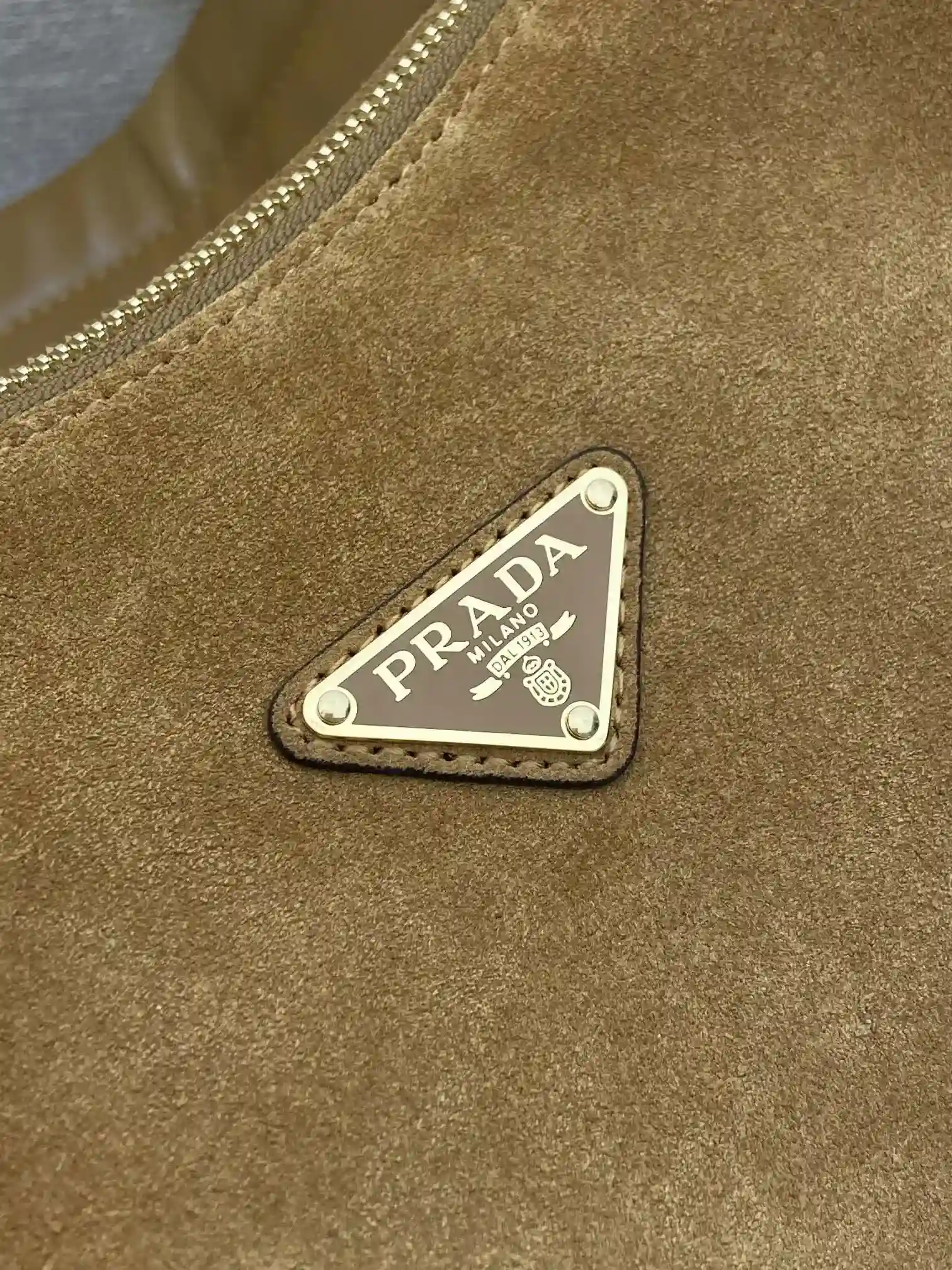 Prada Suede Leather Crossbody Bag product photo from LabelPicks