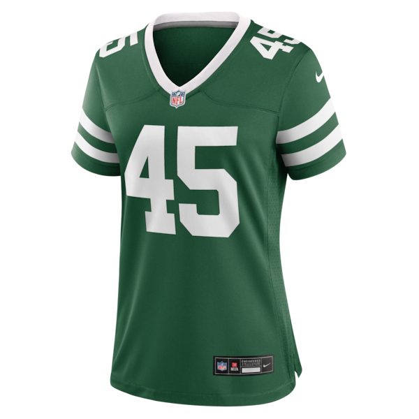 Mark Robinson New York Jets Nike Women's Team Game Jersey - Legacy Green